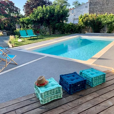 La Maison Du Gue, Un 4 Etoiles Entre La Rochelle Et Le Marais Poitevin Le Gué-de-Velluire